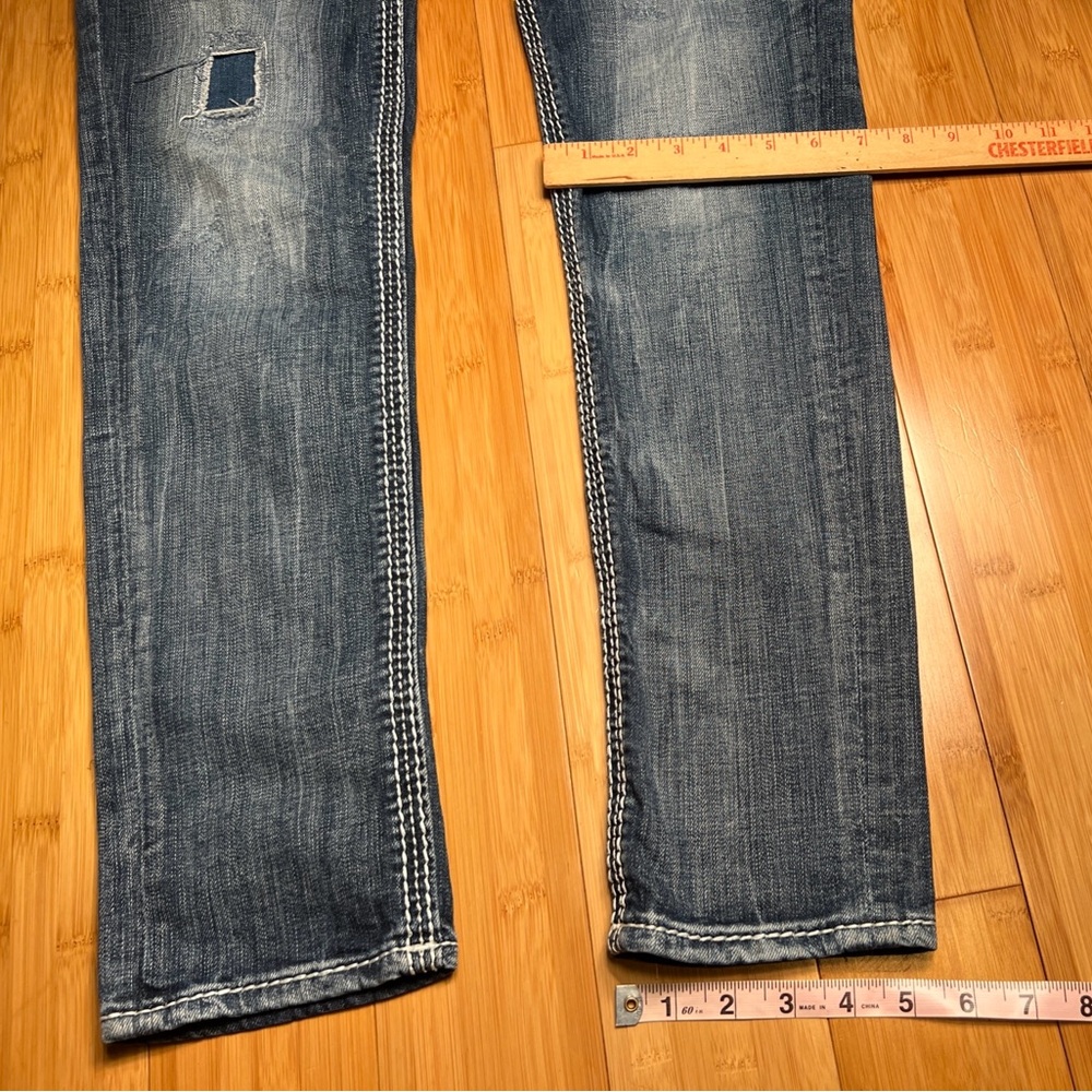 Rock Revival Women’s Blue Sukie Skinny Low Rise Jeans  Streetwear Grunge|Size:28 - Picture 16 of 16